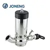 Stainless Steel Sanitary Zero Dead Leg Flush Bottom drain Valve